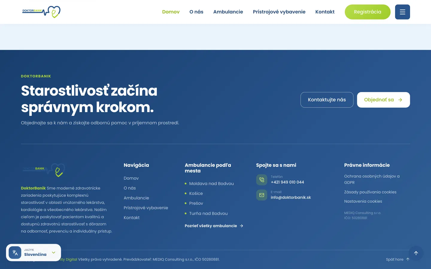 DoktorBanik – Kontakt
