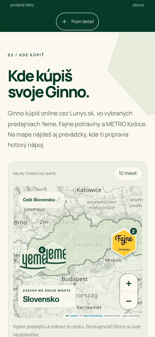 Ginno – Pohľad na mobile 3