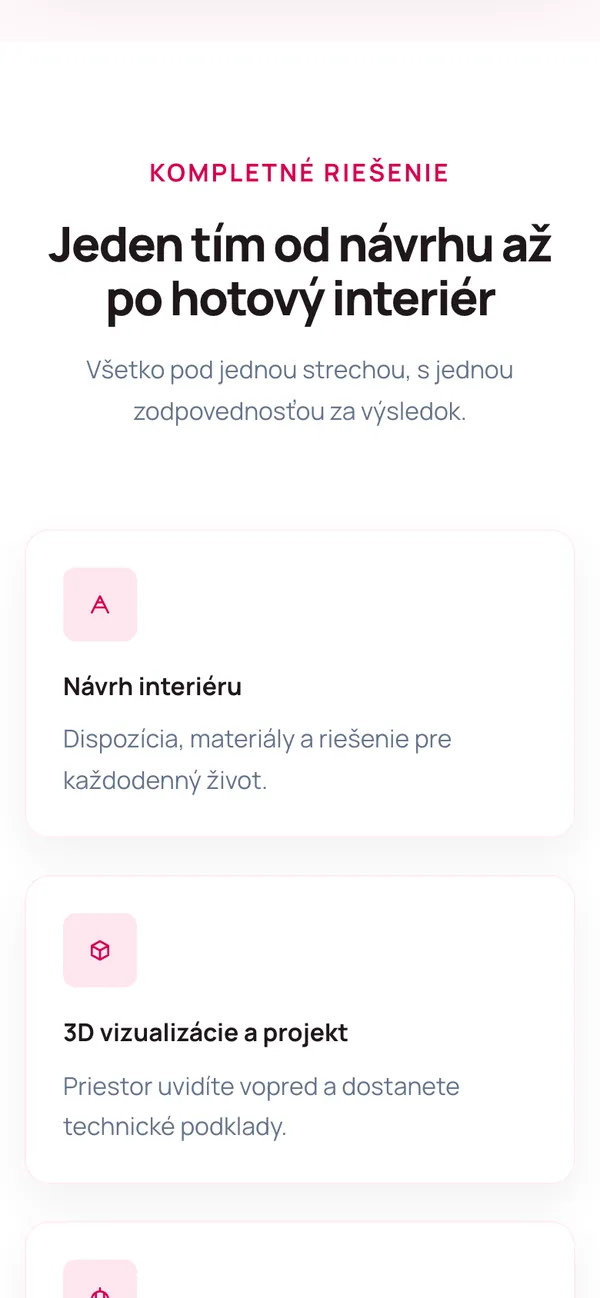 3Interier – Pohľad na mobile 2