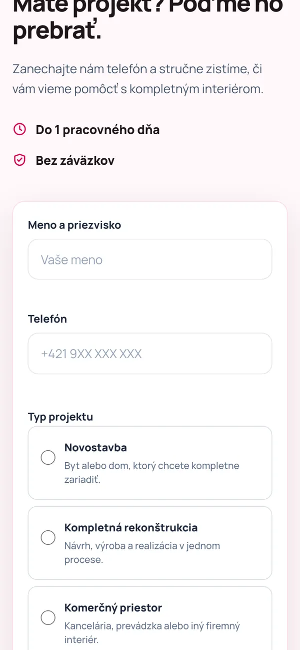 3Interier – Pohľad na mobile 3