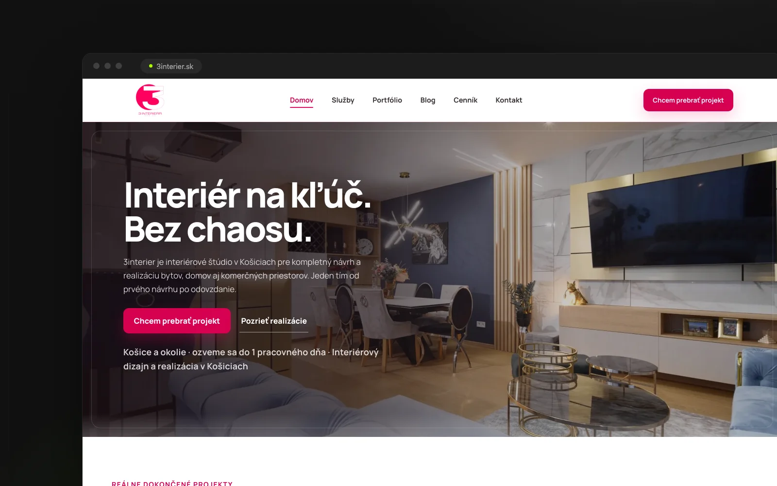 3Interier – Ukážka webu 2