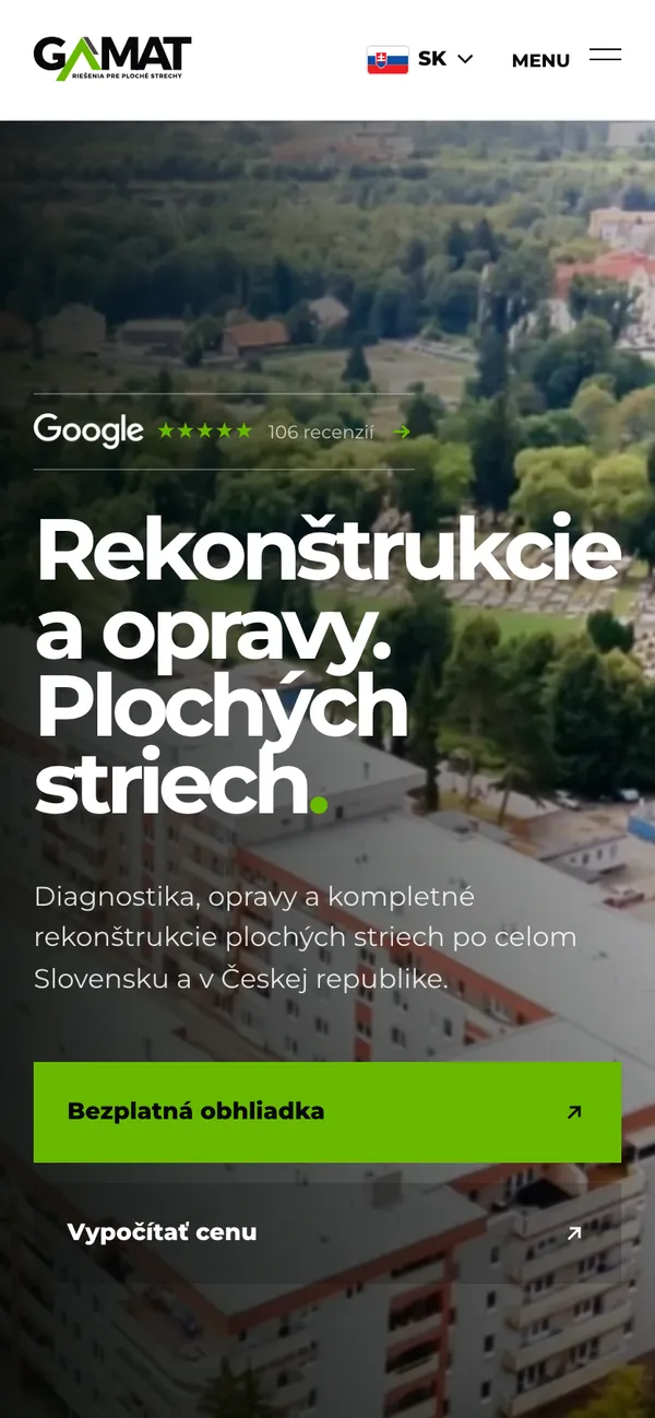 GAMAT – Pohľad na mobile 1