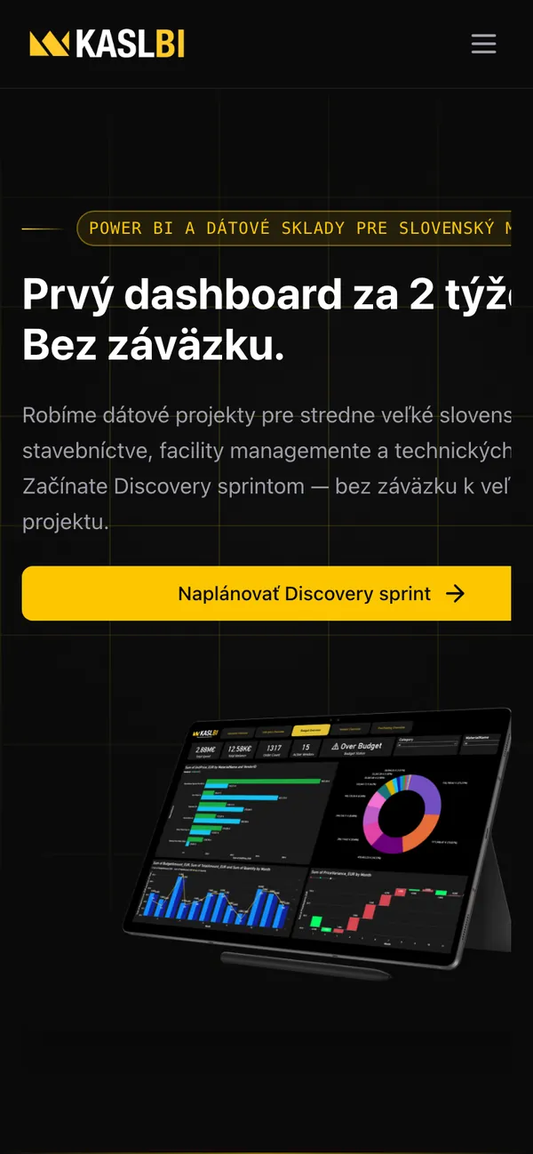 Kaslbi – Pohľad na mobile 1