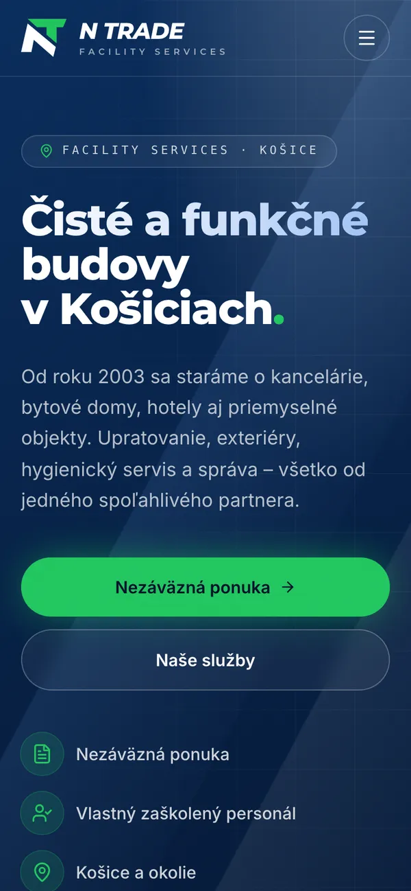 N TRADE – Pohľad na mobile 1