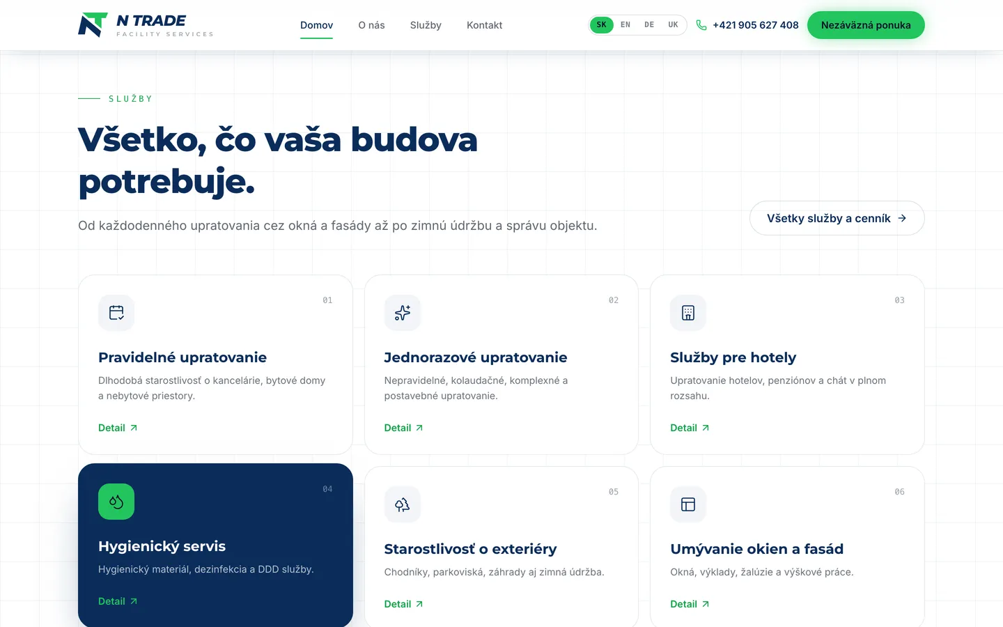 N TRADE – Služby