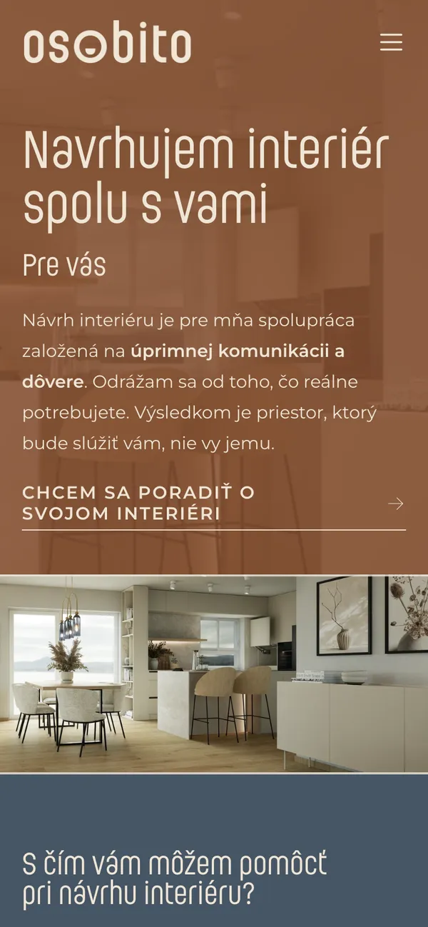 OSOBITO – Pohľad na mobile 1
