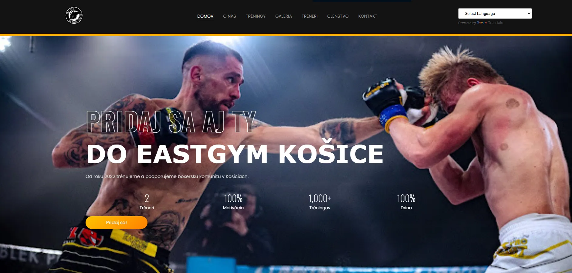East Gym website