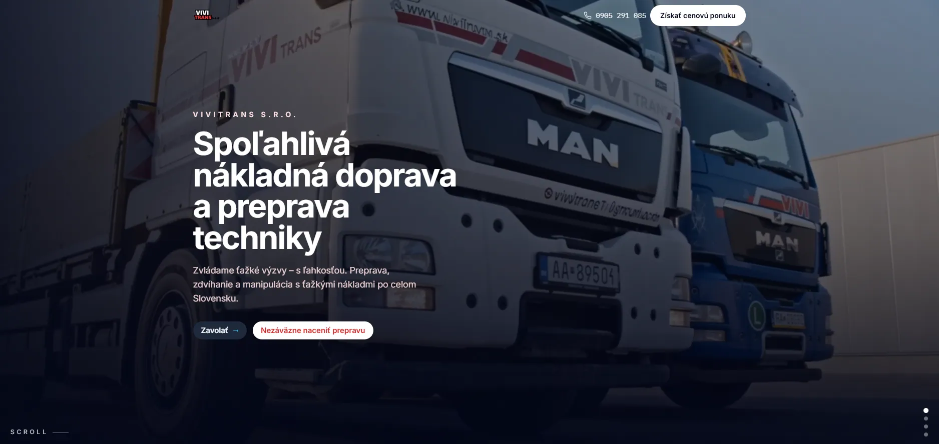 VIVI TRANS website